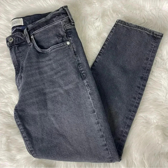 Citizens of Humanity Ella Gray Slim Crop Wash Jeans Denim Size 28 - Picture 5 of 9